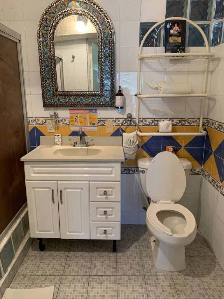 Baño y regadera de la Jr.Deluxe